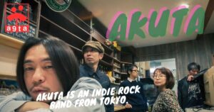 Band photo and logo of Akuta for official OGP image.